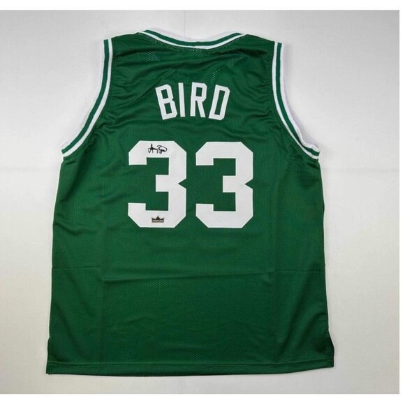 LARRY BIRD Autographed Facsimile-Laser Printed LARRY BIRD Jersey XL Celtics - Picture 3 of 5
